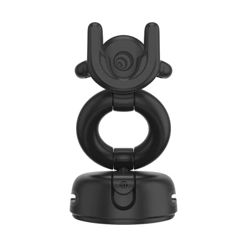 PopSockets Car Phone Mount, Vent Mount, Black - Black - color: Black, style: Dash/Desk Mount