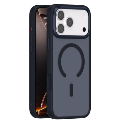 Clear Case for iPhone 17 Pro Max/17 Pro/17 Air/17, Yellowing Resistant PC Back Magnetic Case Camera Protective - color: Blue, size: 17 Air