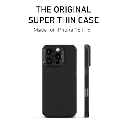 PEEL Super Thin Case for iPhone 16 (Blackout) - color: Blackout, size: Super Thin