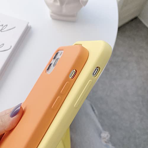 Compatible with iPhone 6/7/8/SE2/SE3,Crossbody Phone Case with Lanyard Cute Soft Silicone Case with Adjustable Shoulder Strap Shockproof Protector Compatible with Women Girls Yellow - color: Yellow, size: iPhone 6/7/8/SE2/SE3