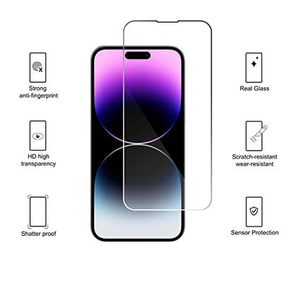Ailun Screen Protector for iPhone 14 / iPhone 14 Pro, 3 Pack