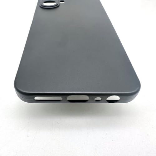 Phone Case for TCL K70 Prepaid Smartphone 6.75" - [Soft TPU] Slim Matte Black Case with [1 Pack] Tempered Glass Screen Protector | Compatible with TCL K70 5G, Alcatel (K70) T523V