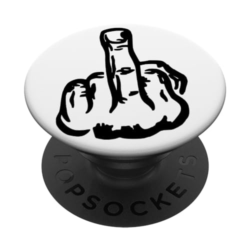 Fuck Off - Middle Finger Phone Popper PopSockets Adhesive PopGrip - style: Adhesive PopGrip