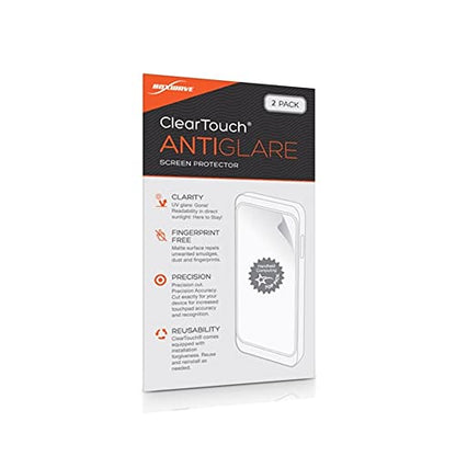 BoxWave Screen Protector Compatible with Estone Technology MJC-100 - ClearTouch Anti-Glare (2-Pack), Anti-Fingerprint Matte Film Skin