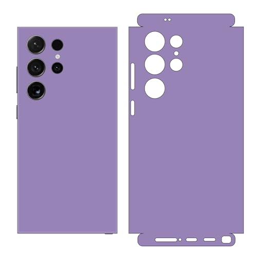 2 Pack Skin Wraps Compatible with Samsung Galaxy S24 Ultra (Purple) - color: Purple