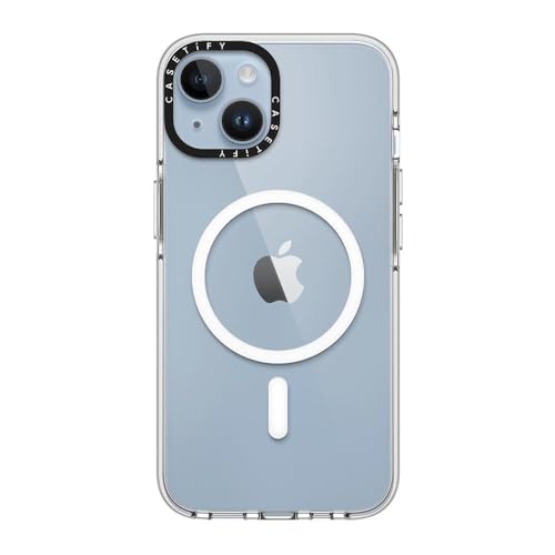 CASETiFY for iPhone 14 Case - Impact Clear Compatible with MagSafe | Not Yellowing | 6.6 ft. 3X Military Grade Drop Protection | Clear - color: Clear, size: Iphone 14 (6.1")