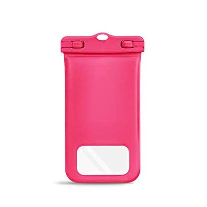 CaliCase XL Waterproof Floating Case - color: Pink Glow in The Dark