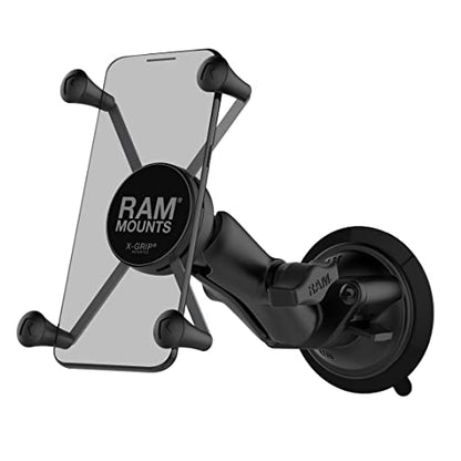 RAM MOUNTS X-Grip Large Phone Mount with Medium Arm Twist-Lock Suction Cup - style: Medium Arm