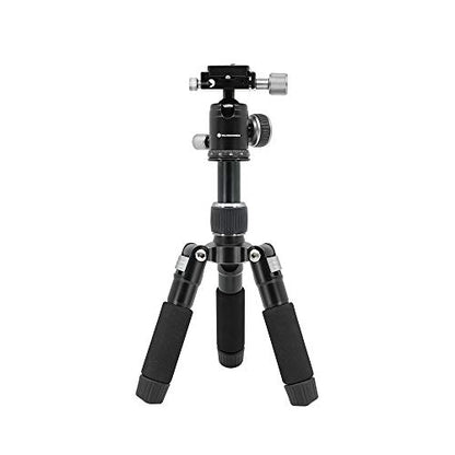 Tripod 50V Low-Profile Mini Tripod for Camera and iPhone Tabletop & Travel Compact Tripod with Pan Handle Aluminum Alloy Compatible with DSLR Smartphones 20 Inch Max Height - style: Tripod 50V