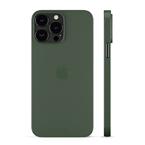 PEEL Super Thin Case for iPhone 13 Pro Max (Midnight Green) | Sleek, Minimalist Design, Branding-Free, Ultra Slim, Protects & Showcases Your Device - color: Midnight Green, size: iPhone 13 Pro Max