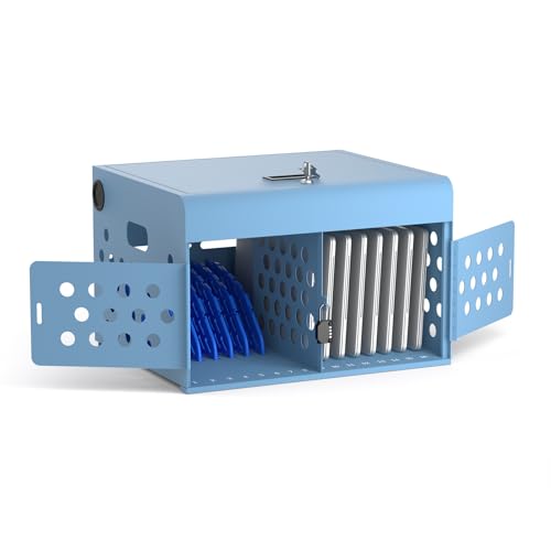 POCHAR 16-Unit Charging Cabinet for Laptops & Tablets with Cable Management - size: 16-Device