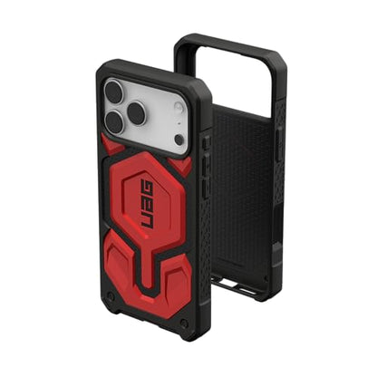 URBAN ARMOR GEAR UAG Designed for iPhone 17 Pro Max Case Monarch Pro - Compatible with MagSafe Military Grade Protective Cover, Crimson - color: Monarch Pro - Crimson