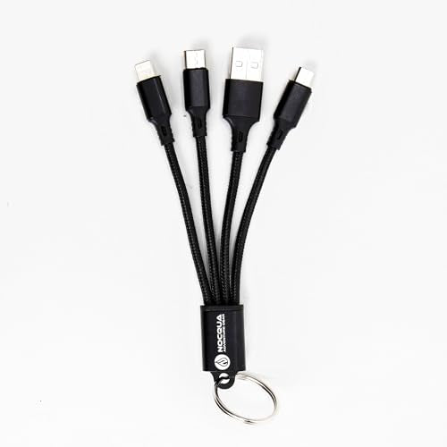 Nocqua 4-in-1 Multi Charging Cable - 5” USB C Fast Charging Cables