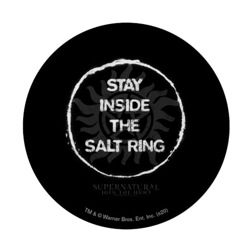 Supernatural Stay Inside the Salt Ring PopSockets Adhesive PopGrip - style: Adhesive PopGrip