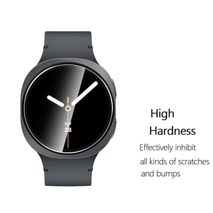 Anoowkoa 4 Pack Premium Screen Protector for Samsung Galaxy Watch 8 44mm Tempered Glass Film 9H Hardness,Ultra Resistant,Anti-Fingerprints,No Bubbles,HD-Clear,Easy Install - color: chanpin