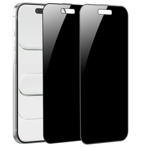 2 Pack 360 Degree Privacy Tempered Glass for iPhone Air Anti-Spy 4 Directions Screen Protector Film 6.5 inch - size: For iPhone Air