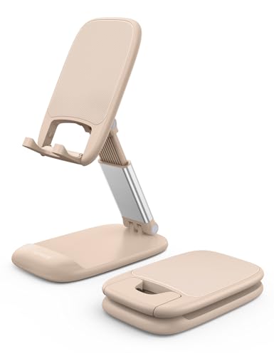 Lamicall Khaki Phone Holder for Desk, Cellphone Stand - color: Khaki