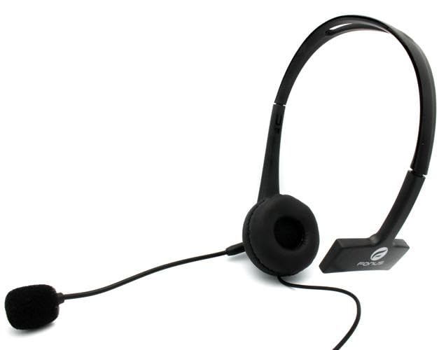 Wired Mono Headphone Earphone w Mic Headset Compatible with Cricket Outlast/Ovation/Ovation 3, 3.5mm Single Earbud Hands-Free Microphone Over-The-Head