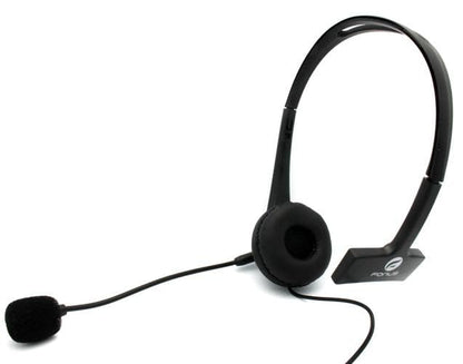 Wired Mono Headphone Earphone w Mic Headset Compatible with Cricket Outlast/Ovation/Ovation 3, 3.5mm Single Earbud Hands-Free Microphone Over-The-Head