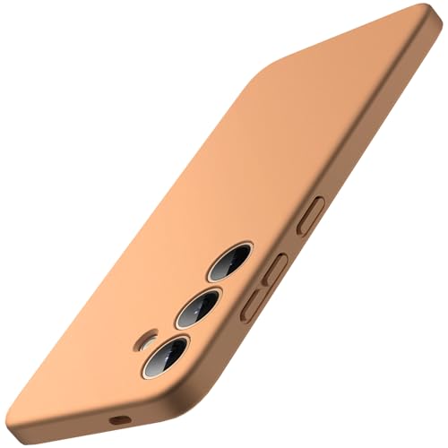 JETech Slim Case for Samsung Galaxy S24, Sandstone Orange | Camera Lens Protection, Soft TPU Design, Matte Finish, Shockproof Protection - color: Sandstone Orange, size: S24