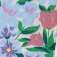 Baggallini Triple Zip with Front Wallet/Trifecta RFID Wallet Crossbody - color: Meadow Print
