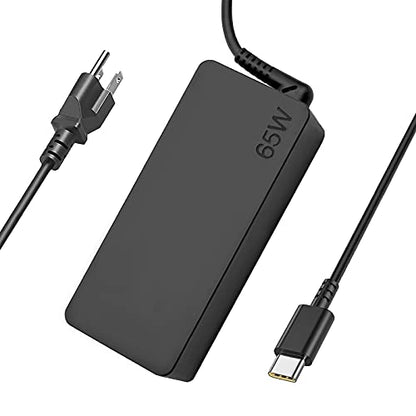 Dzytnsy 65W USB C Laptop Charger Compatible with Lenovo Yoga/Thinkbook/Chromebook/IdeaPad/Thinkpad X1 X13 T14 T15 T480s T580s T490, Replacement for Lenovo Laptop Charger