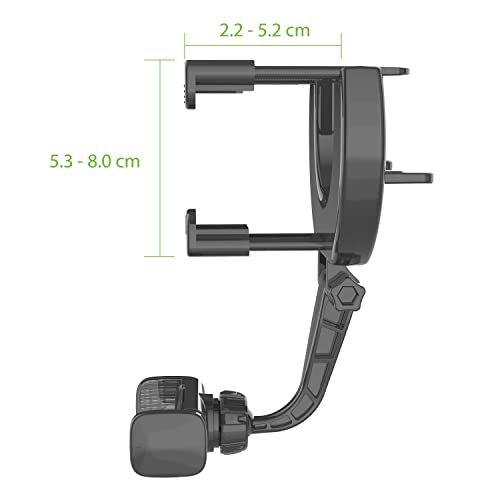 Cellet Vehicle Rear View Mirror Phone Holder Mount Universal Smartphone Cradle Compatible to iPhone 14 Pro Max Mini SE 13 12 11 XR XS Galaxy Z Flip Z Fold S22 S21 S20 S10 Google Map GPS Navigation - style: Style 3