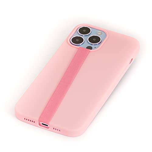 TFY Non-Slip Elastic Hand Strap Holder for Smartphones Universal 2 pcs - color: Pink