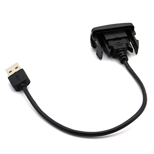 MOTONG USB Power Socket Car Charger Compatible with Toyota VIGO,Male to Female USB Car Charger Adapter(40 * 20mm)