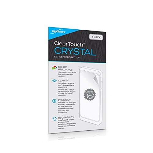 BoxWave Screen Protector Compatible with FeelWorld F6 Plus - ClearTouch Crystal (2-Pack), HD Film Skin - Shields from Scratches - size: Crystal Clear (2-Pack)
