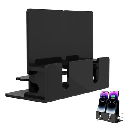 Dual Phone Holder Organizer Stand for 2 Phones