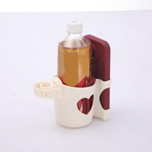Easy Installation 2 in 1 Strollers Accessory Prams Cup Holder Bottle Organiser and Phone Mount for Busy
