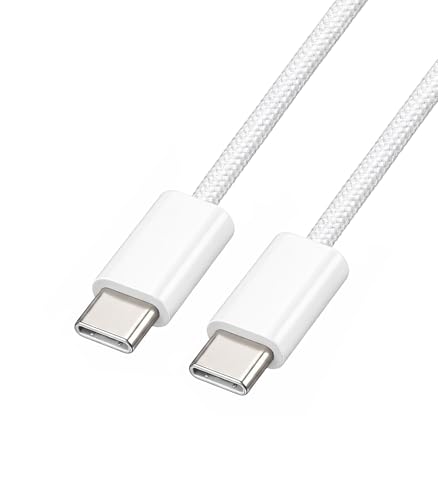 Smays 2ft Short USBC to USB C Cable 3-Pack, Braided 60W Fast Charging Cord - size: 2 Feet