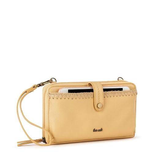 The Sak Iris Smartphone Crossbody Purse - Small Women's Cellphone Bag & Wallet For Everyday- Convertible Wristlet With Zipper | Fits Most Smartphones, Card Slots & Zip Pocket, Detachable Wristlet & Crossbody Straps, Hands-Free for Travel & Errands - color