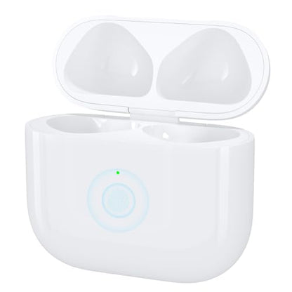 JKV Wireless Charging Case Compatible with AirPods 4 USB C Port, Air Pods 4th Gen Charging Case Replacement with Touch Sensing, Built-in 660 mAh Battery, No Earbuds (Touch Version)