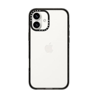 CASETiFY for iPhone 16 Plus Case - Impact Clear Black | Slim Fit | 8.2 ft. 4X Military Grade Drop Protection | Black - color: Clear Black, size: Iphone 16 Plus (6.7")