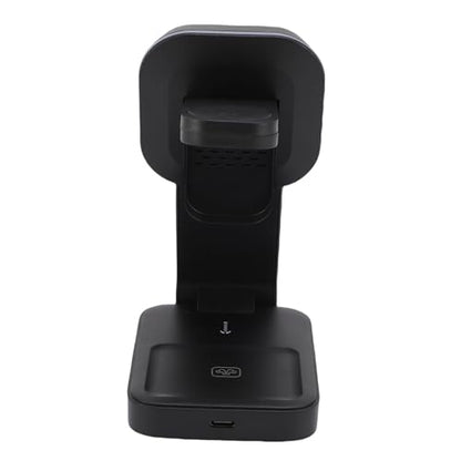 Zunate 15W Wireless Charging Station, 3 in 1 Stand for Phone Watch and Earbuds, Foldable Design with Adjustable Viewing Angles
