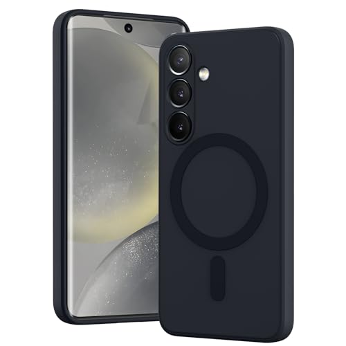 for Galaxy A36 5G Case,Magnetic,Wireless Charging,Slim Black | Soft TPU Silicone Cover Phone Case for Samsung Galaxy A36 5G,Black - color: Black