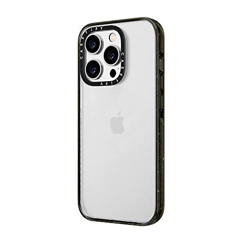 CASETiFY for iPhone 14 Pro Case - Impact Clear Black | Slim Fit | 8.2 ft. 4x Military Grade Drop Protection | Black - color: Clear Black, size: Iphone 14 Pro (6.1")