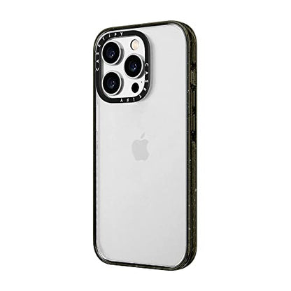 CASETiFY for iPhone 14 Pro Case - Impact Clear Black | Slim Fit | 8.2 ft. 4x Military Grade Drop Protection | Black - color: Clear Black, size: Iphone 14 Pro (6.1")