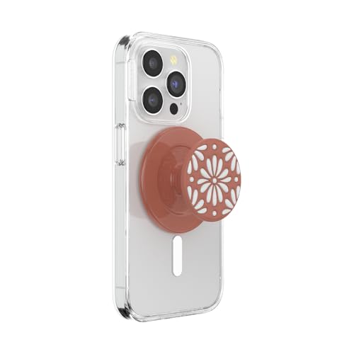 PopSockets Phone Grip for MagSafe, Magnetic Holder- Glazed Terracotta - color: Glazed Terracotta, style: MagSafe