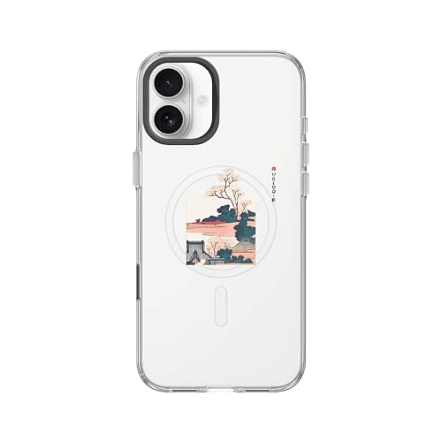 RhinoShield Clear MagSafe Compatible Case for iPhone 16 Plus | Godzilla Strong Magnetic, Anti-Yellowing, Transparent, High Clarity, Shockproof, Military Grade Drop Protection - color: Arcadia, size: iPhone 16 Plus - Camera Control Button