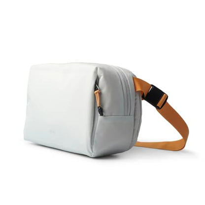 Allett Daily Sling Bag for Men & Women, Water-Resistant Nylon Crossbody - color: Lunar Ash