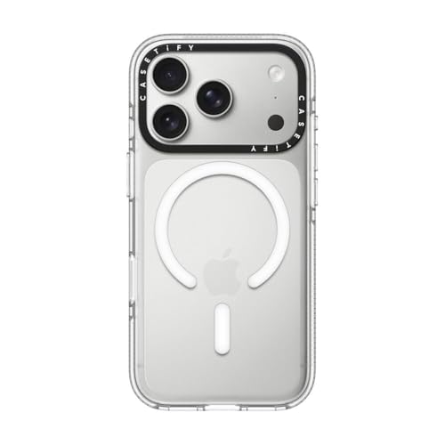 CASETiFY for iPhone 17 Pro Case - Impact Clear Compatible with MagSafe | Not Yellowing | 6.6 ft. 3X Military Grade Drop Protection | Clear - color: Clear, size: Iphone 17 Pro (6.3")