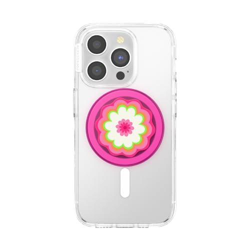 PopSockets Phone Grip for MagSafe, Magnetic Holder- Pink - color: Kaleidoscope Pink, style: MagSafe