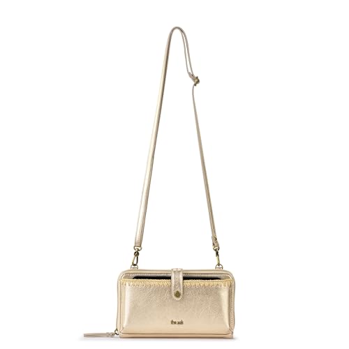 The Sak Iris Smartphone Crossbody Purse - Small Women's Cellphone Bag & Wallet For Everyday- Convertible Wristlet With Zipper | Fits Most Smartphones, Card Slots & Zip Pocket, Detachable Wristlet & Crossbody Straps, Hands-Free for Travel & Errands - color