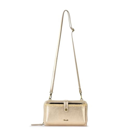 The Sak Iris Smartphone Crossbody Purse - Small Women's Cellphone Bag & Wallet For Everyday- Convertible Wristlet With Zipper | Fits Most Smartphones, Card Slots & Zip Pocket, Detachable Wristlet & Crossbody Straps, Hands-Free for Travel & Errands - color