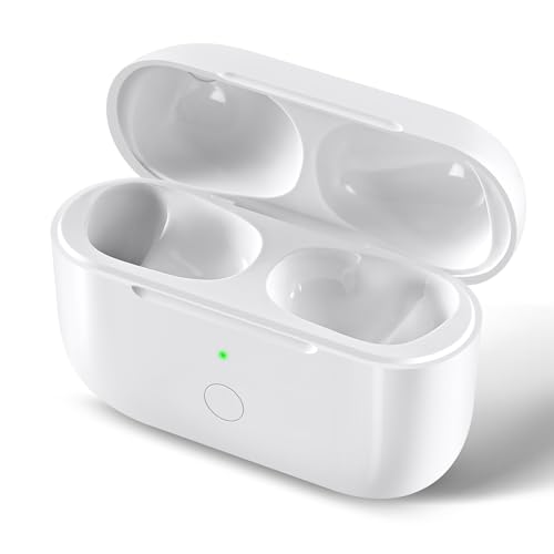 TBGHz Wireless Charging Case Compatible with AirPod Pro 1st & 2nd Generation, Air Pod 1st & 2nd Generation Charger Case Replacement with Bluetooth Pairing Sync Button - color: White Air Pod Pro Charging Case