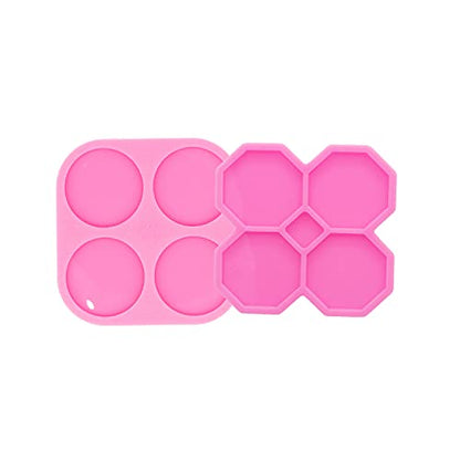 Super Glossy Resin Mold Phone Grip Epoxy Molds, Silicone Molds for Badge Reel DIY Telephone Stands Design (YMDY0533+DY1124) - color: YMDY0533+DY1124