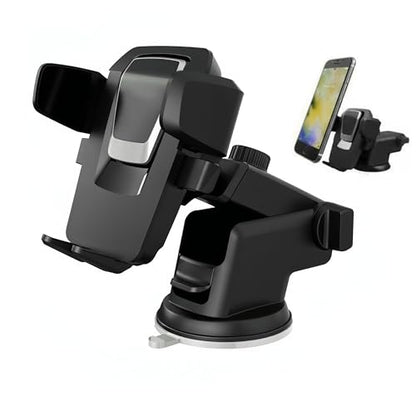 Windshield Suction Car Phone Mount | Rotatable Adjustable Dashboard Phone Holder | Universal Phone Mount for Car Dashboard and Wind Shield | Durable Cell Phone Automobile Cradles Auto Accessories - style: F